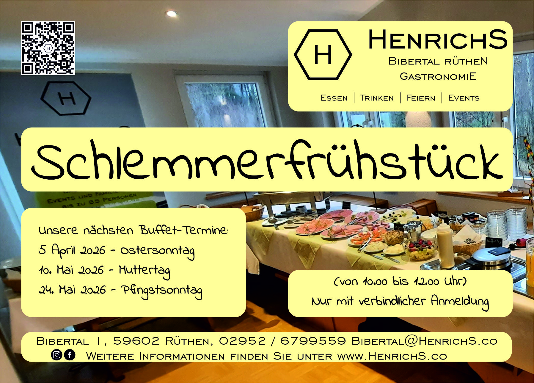 Flyer Schlemmerfr&uuml;hst&uuml;ck